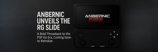 Anbernic Unveils the RG Slide: A Bold Throwback to the PSP Go Era, Coming Soon to Retrolize