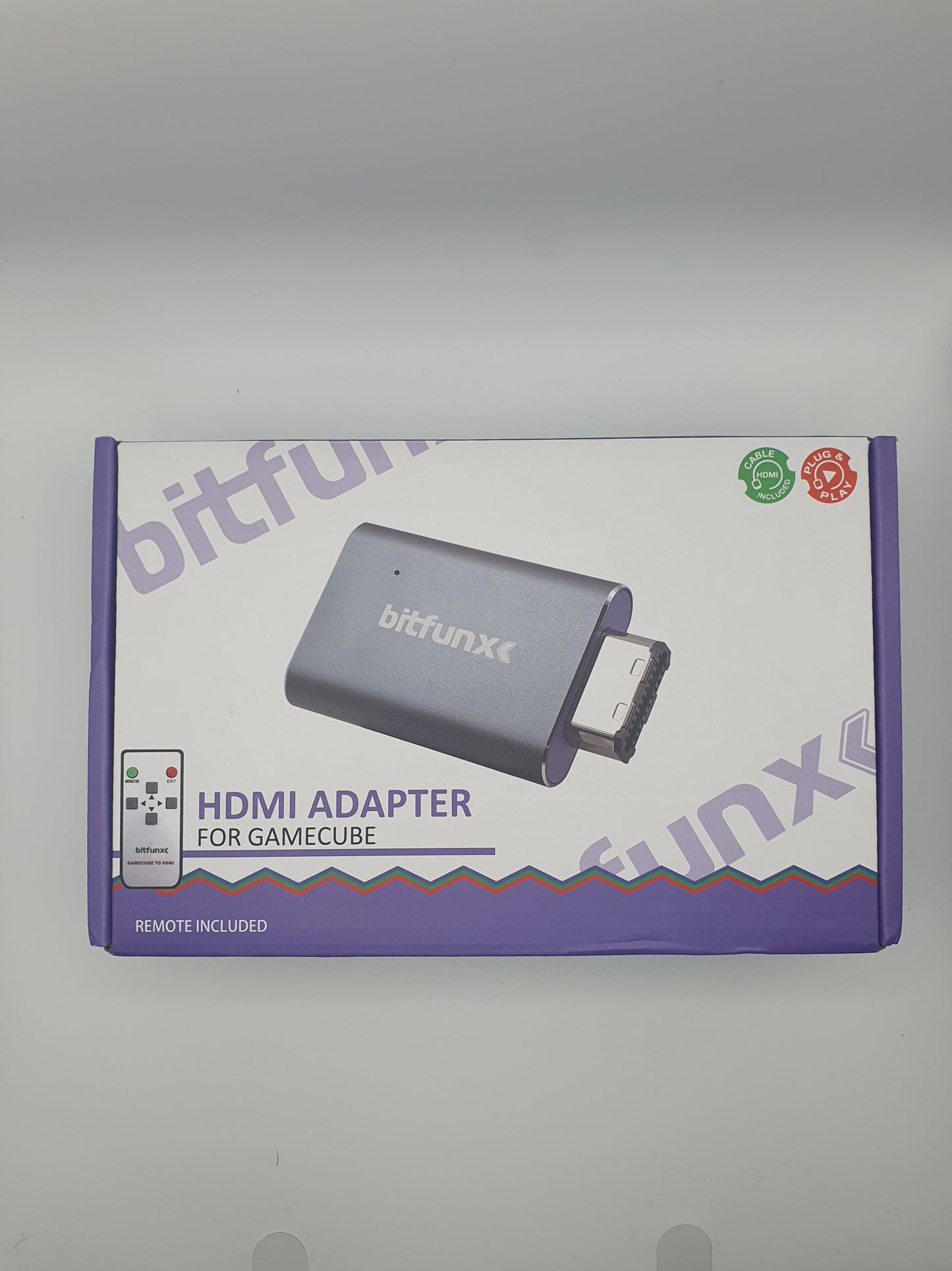 BitFunx GameCube GC to HDMI Converter Upscaler Line Doubler Box Front