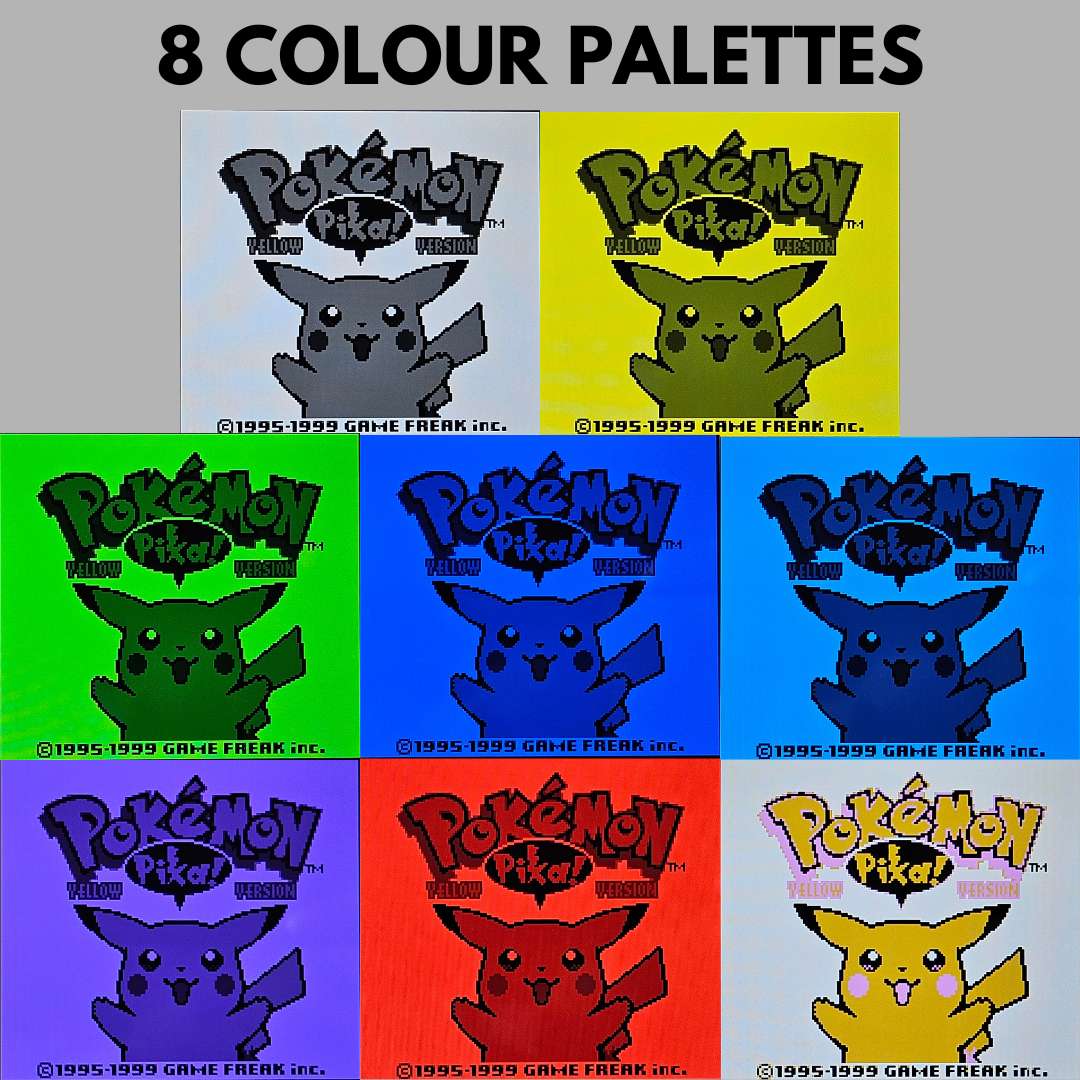Game Boy DMG-01 IPS screen colour palette
