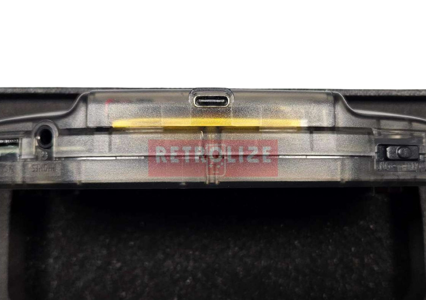 Nintendo Game Boy Advance IPS Rechargeable 1800mAh - Recapped + Reflowed + Upgraded Audio - Clear DMG