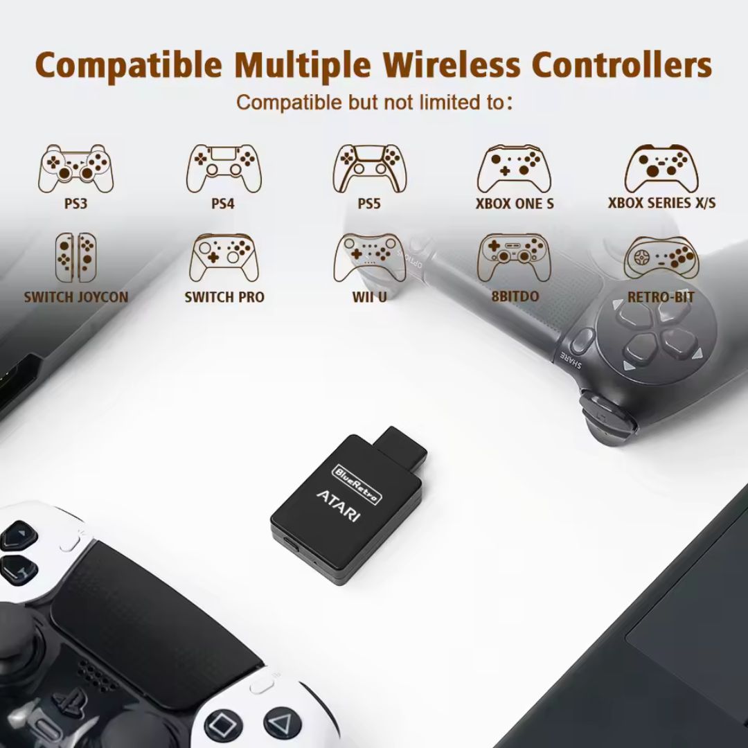 BlueRetro Atari 2600 Wireless Bluetooth Controller Receiver