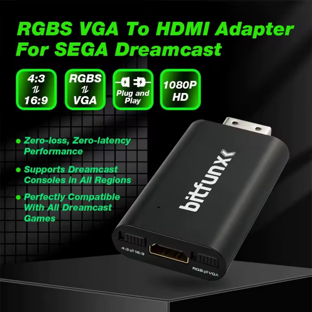VGA to HDMI Adapter for Sega Dreamcast