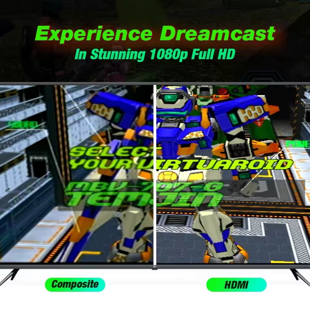 VGA to HDMI Adapter for Sega Dreamcast