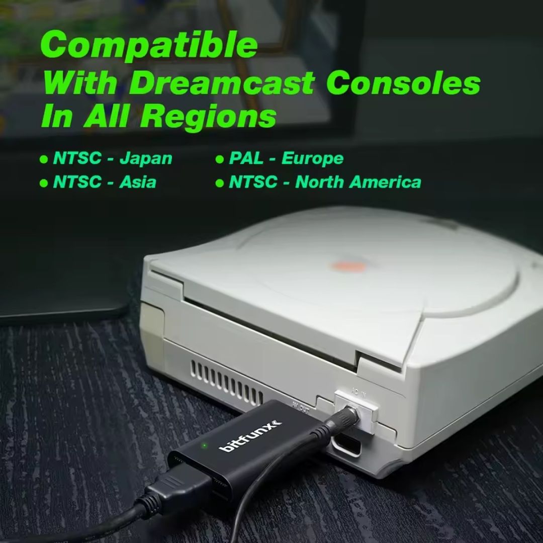 VGA to HDMI Adapter for Sega Dreamcast