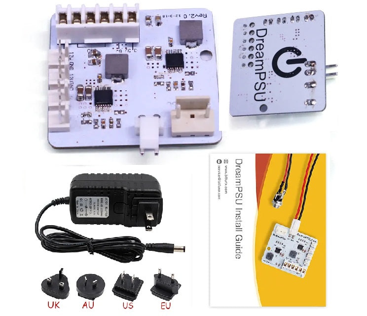 GDEMU Optical Drive Emulator v5.20.5 ODE - Sega Dreamcast + Full Mounting Kit