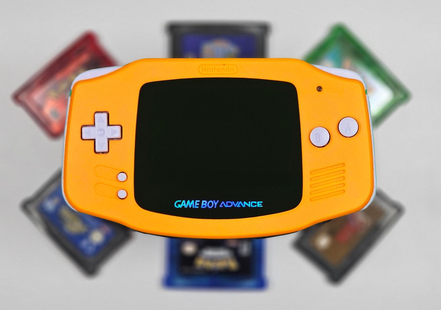 Spice Orange Game Boy Advance Front off USBC
