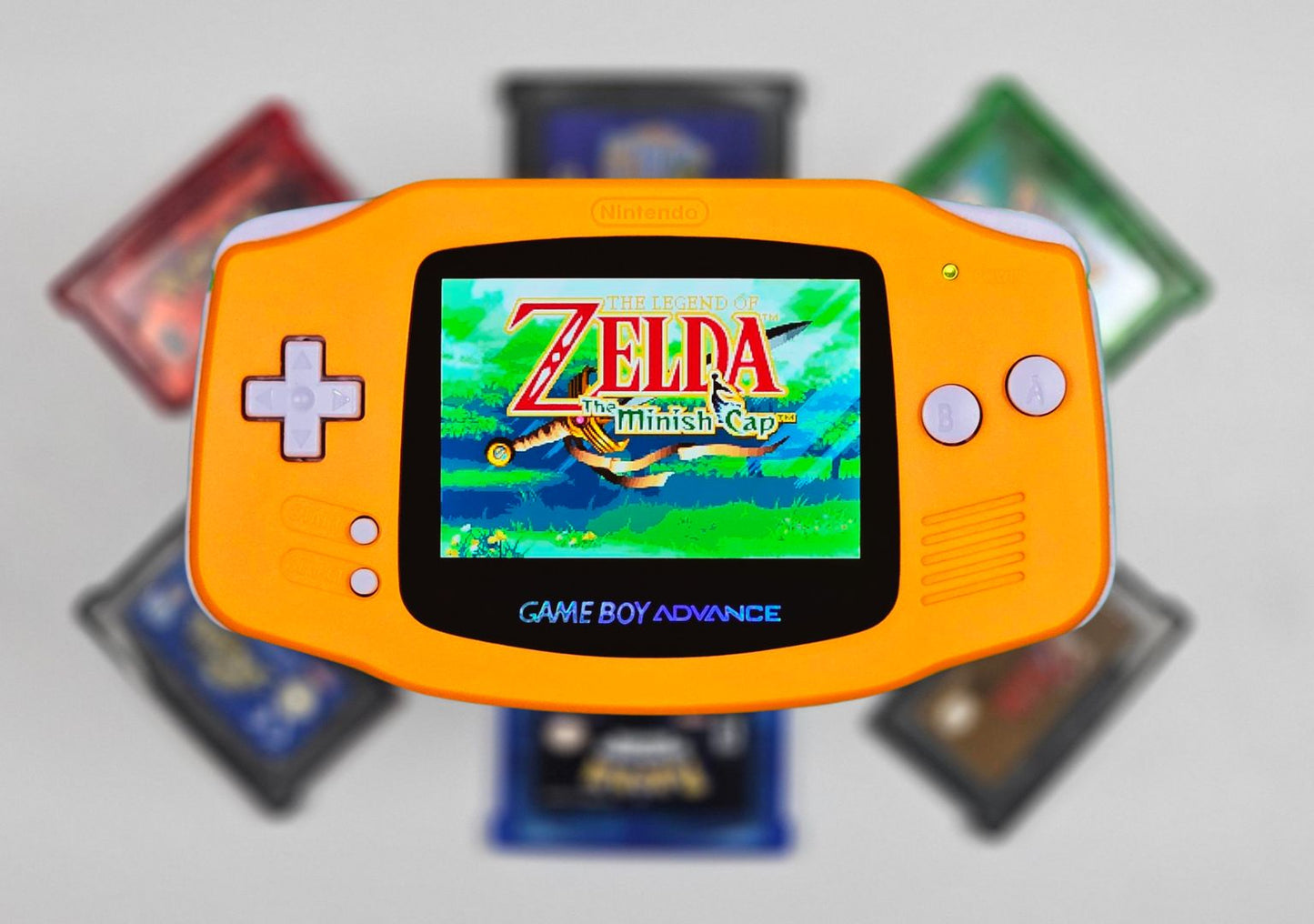 Spice Orange Game Boy Advance Front USBC