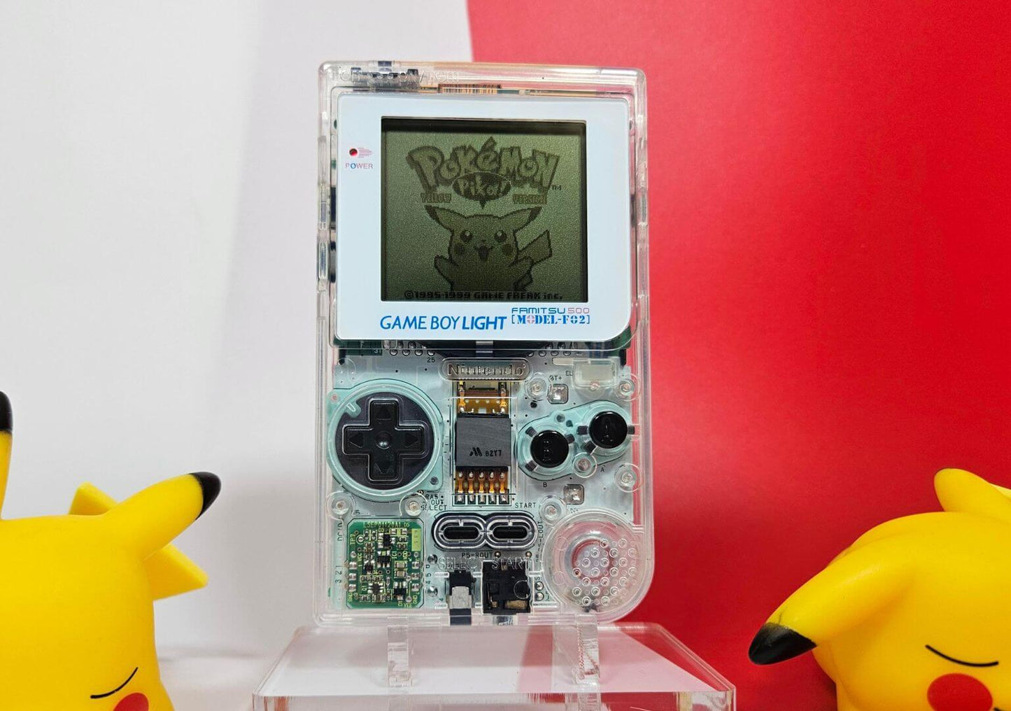 Nintendo Game Boy Light MGB-101 - Famitsu 500 Replica - Recapped - Upgraded Audio
