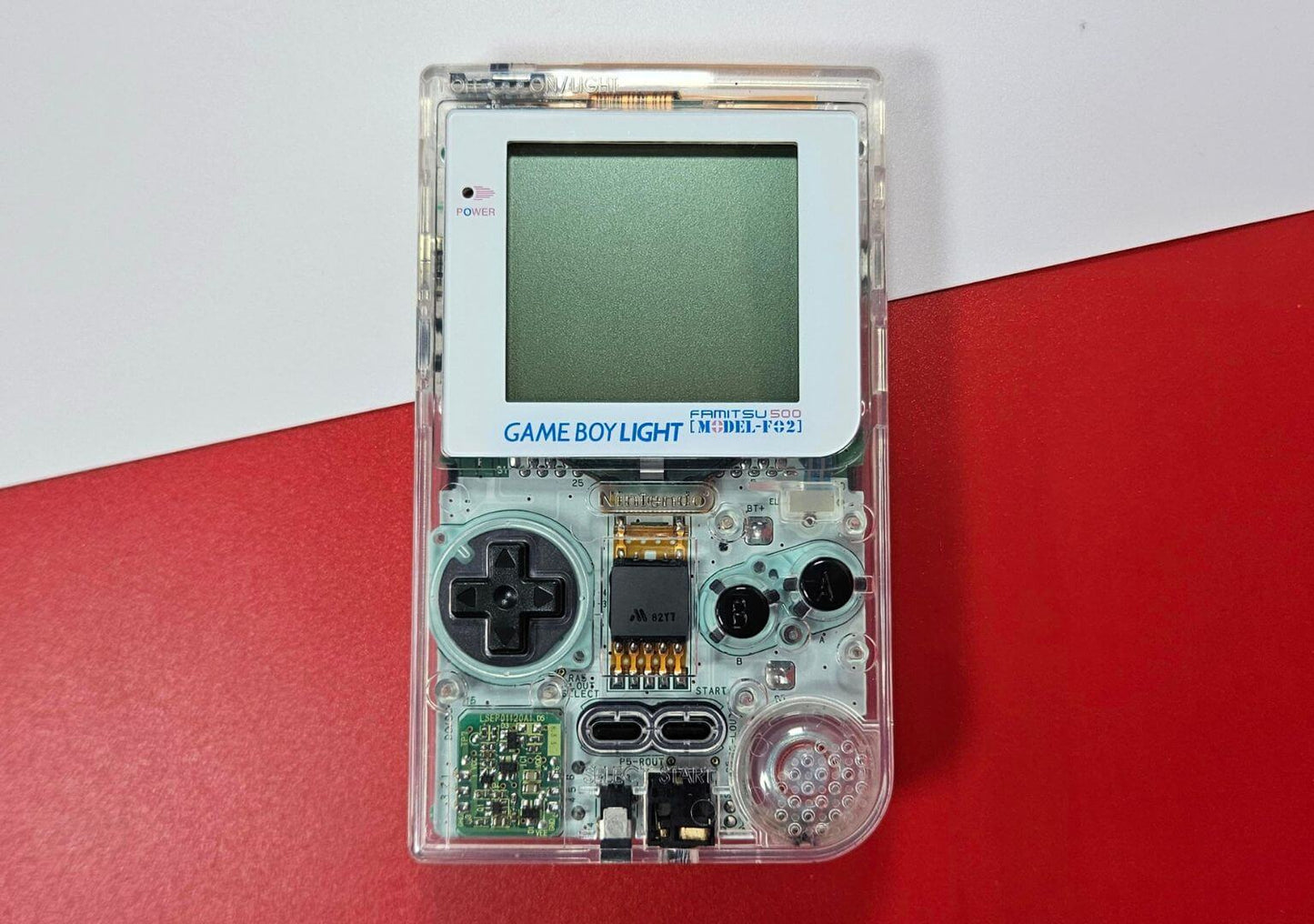Nintendo Game Boy Light MGB-101 - Famitsu 500 Replica - Recapped - Upgraded Audio