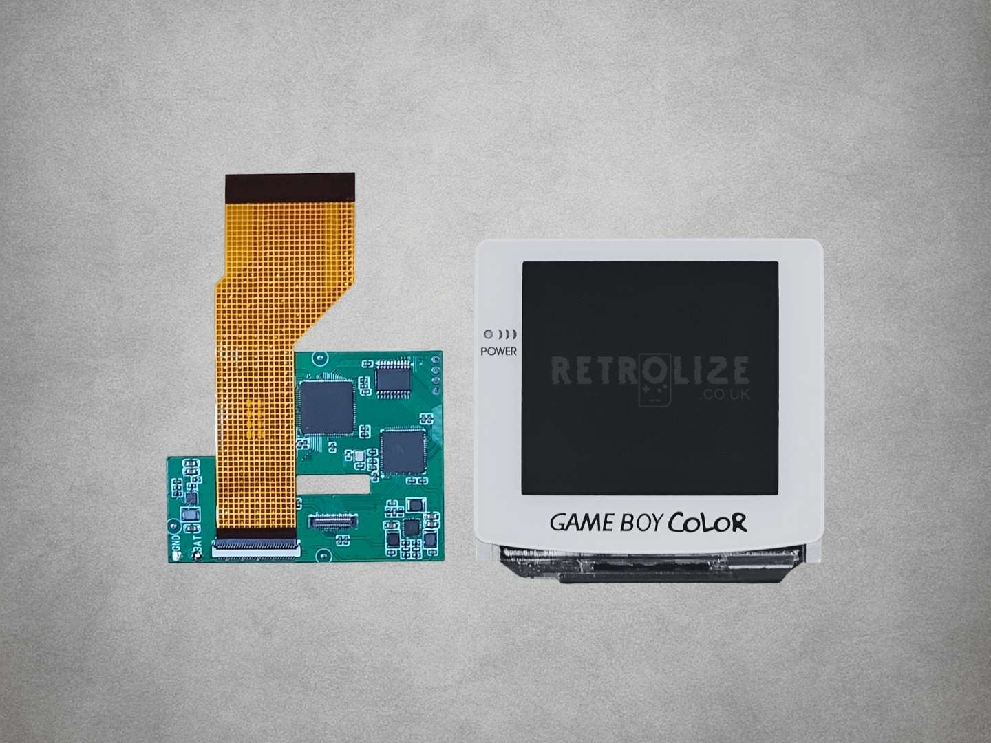 Game oy Color OLED Screen White