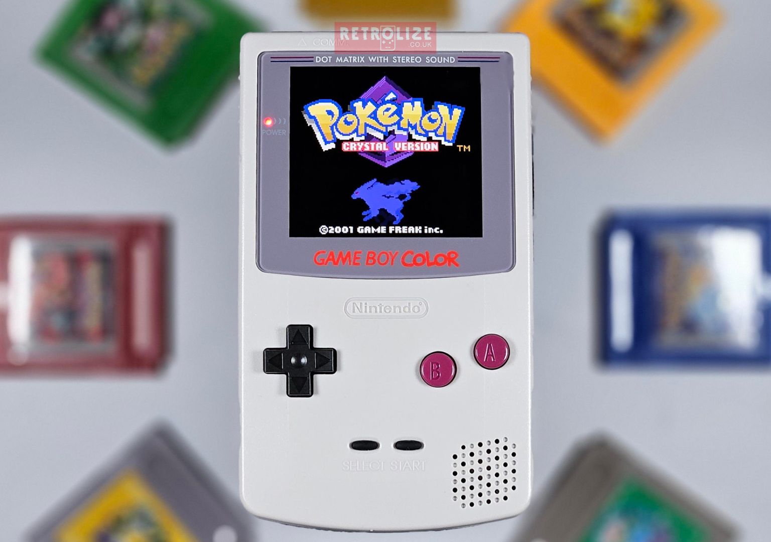 New Version Gameboy Nintendo Game Boy Color IPS Rechargeable
