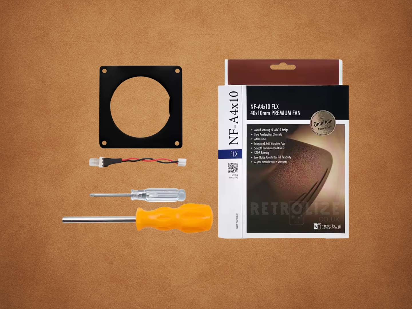 Noctua NF-A4x10 High-Performance Cooling Fan Mod Kit - Nintendo GameCube