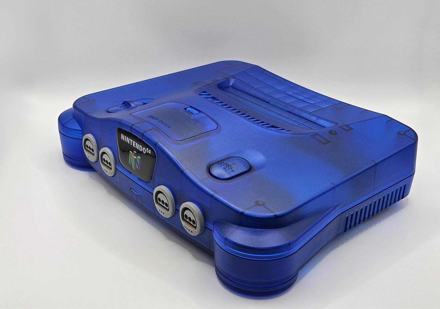 Nintendo 64 (PAL) HDMI Ready N64 - Recapped + Reflowed - Clear Blue
