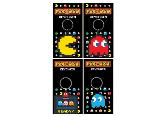 Official Licensed PAC-MAN Keyrings – Retro Gaming Collectibles