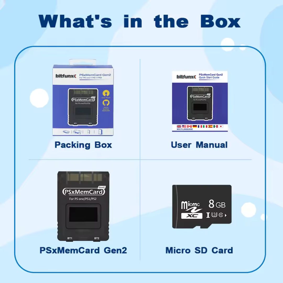 PSXMemCard Gen 2 Contents