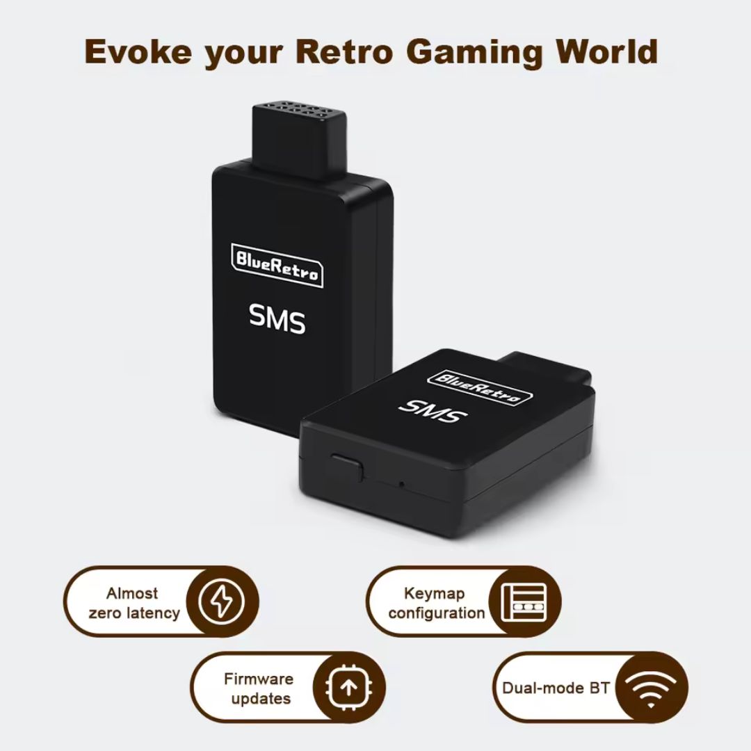BlueRetro Sega Master System Wireless Bluetooth Controller Receiver