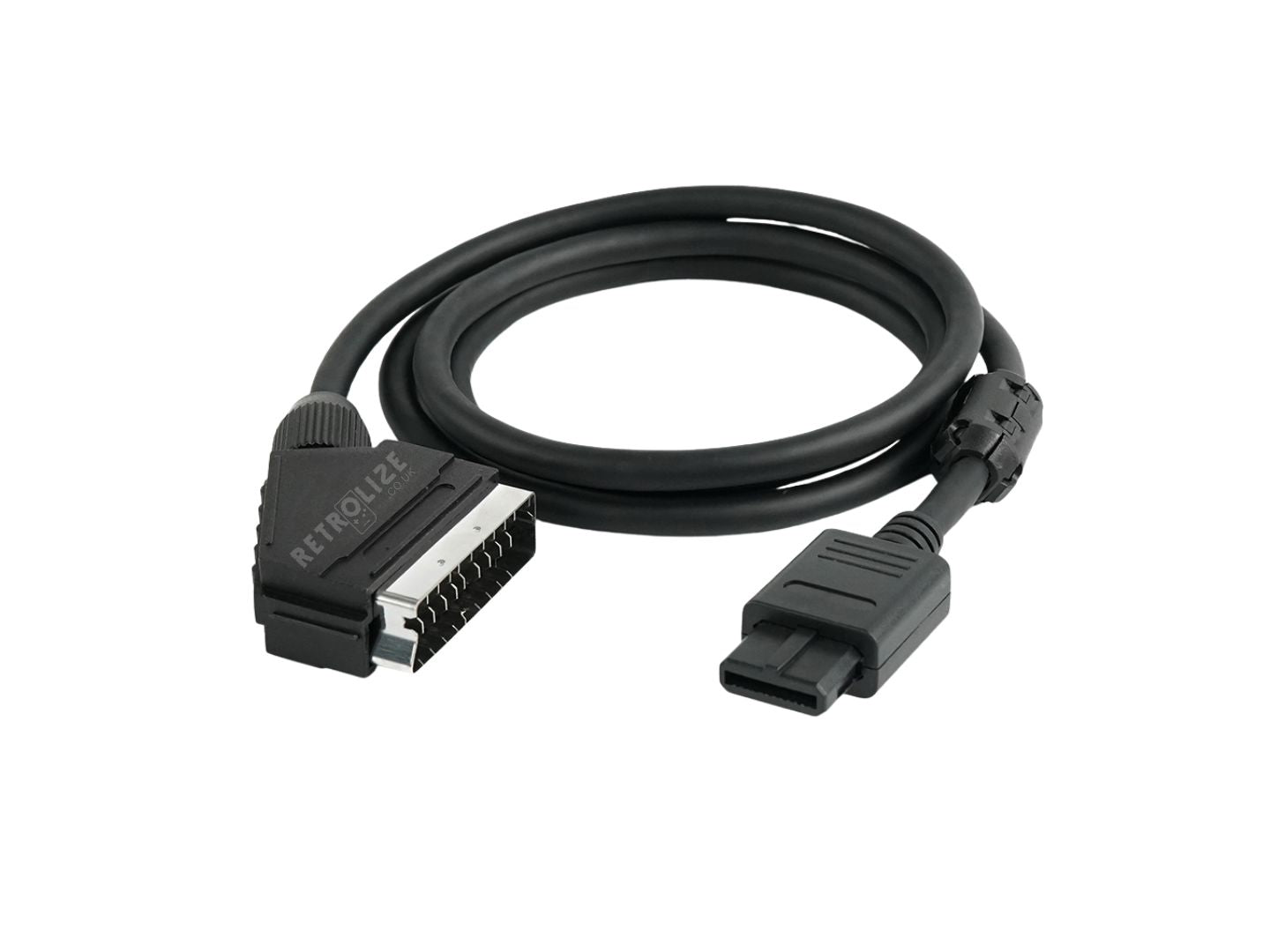 Premium Fully Shielded On SYNC RGB SCART Cable - SNES / N64 (RGB Modded) / GameCube