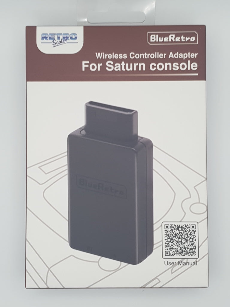 Blue Retro BlueRetro Sega Saturn Wireless Bluetooth Controller Receiver Box