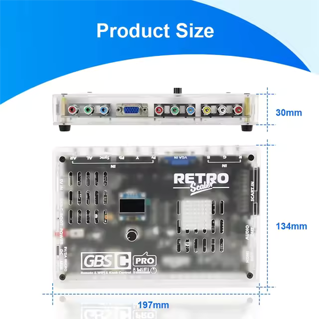 RetroScaler GBS-Control Pro (GBSC PRO) Upscaler/Converter - HDMI Output