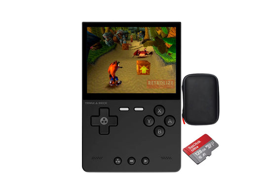Trimui Brick – Premium Pocket-Sized Retro Gaming Console - Black
