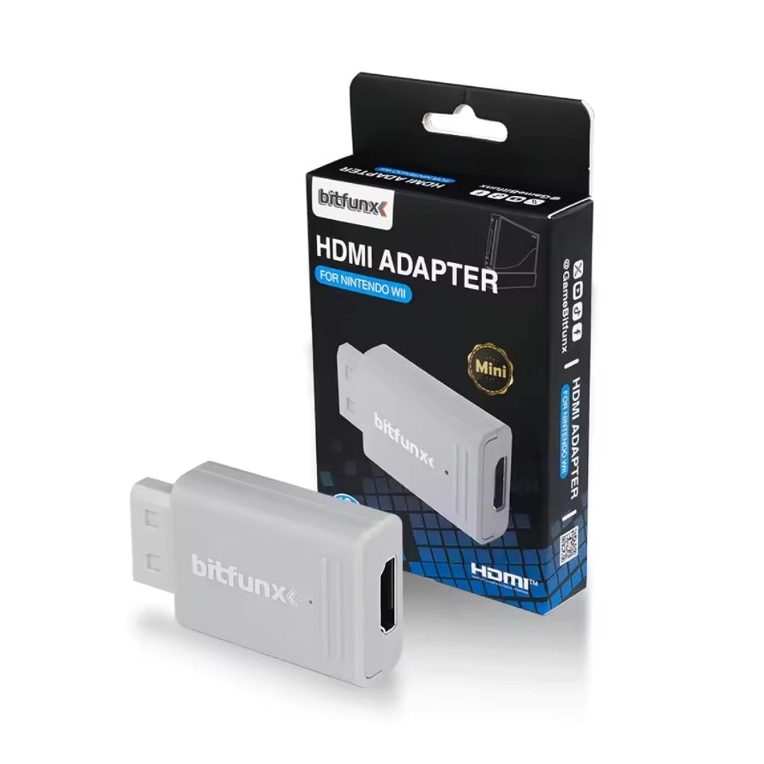 BitFunx HDMI Adapter / Upscaler (New Compact Mini Version) - Nintendo Wii