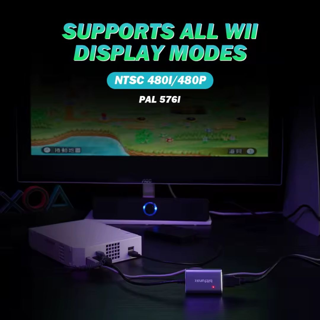 Bitfunx HDMI Adapter for Nintendo Wii
