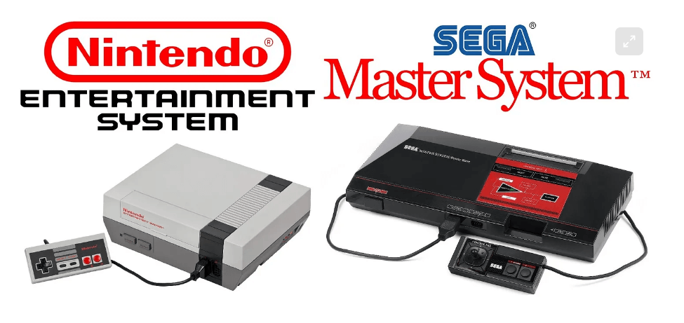 NES vs Sega Master System Side by Side