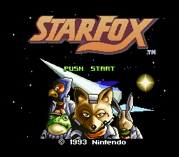 Star Fox / Star Wing Title Screen