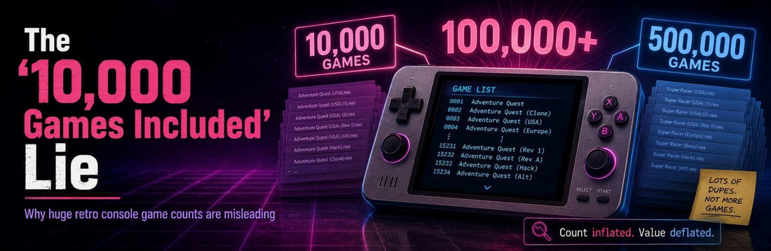 Retro Consoles With 10,000 Games Included: The Truth & Lies Behind Huge Game Counts
