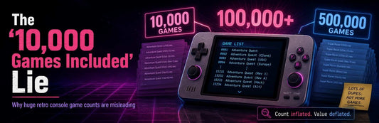 Retro Consoles With 10,000 Games Included: The Truth & Lies Behind Huge Game Counts