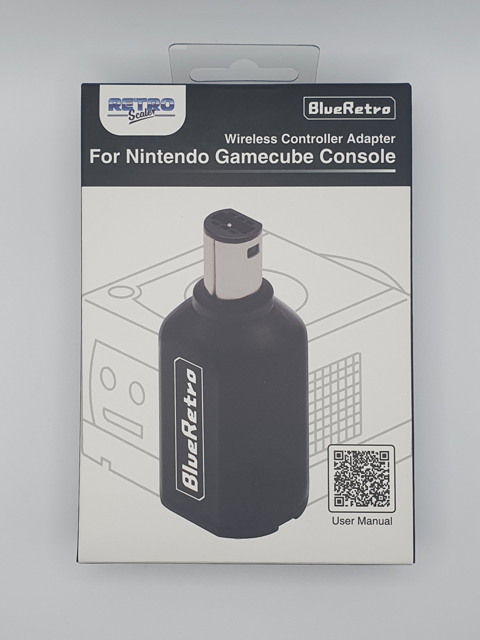 Blue Retro BlueRetro Nintendo GameCube Wireless Bluetooth Controller Receiver Box