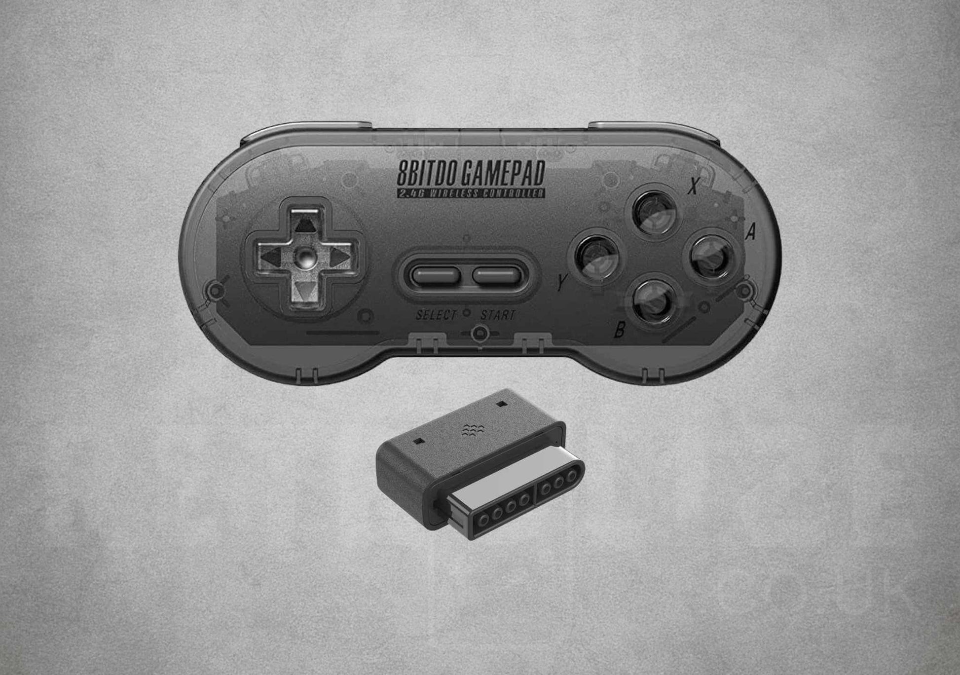 8BitDo SN30 Wireless Controller and Receiver 2.4g Black