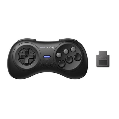 8bitdo M30 Wireless Controller and 9-Pin Receiver for Mega Drive, Genesis, Atari, Amiga, Commodore 64, Panasonic 3DO, Coleco Vision