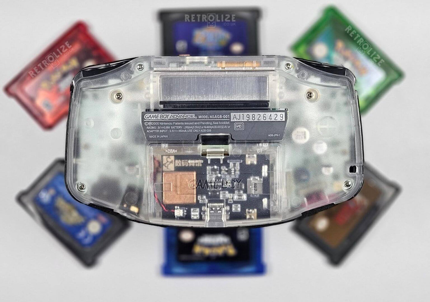 GAME BOY ADVANCE IPS CLEAR DMG EDITION BACK WEBSITE