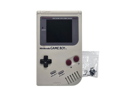 IPS Screen Upgrade Kit (Q5) – Classic Grey USB-C  IPS-Ready Shell - Game Boy DMG-01