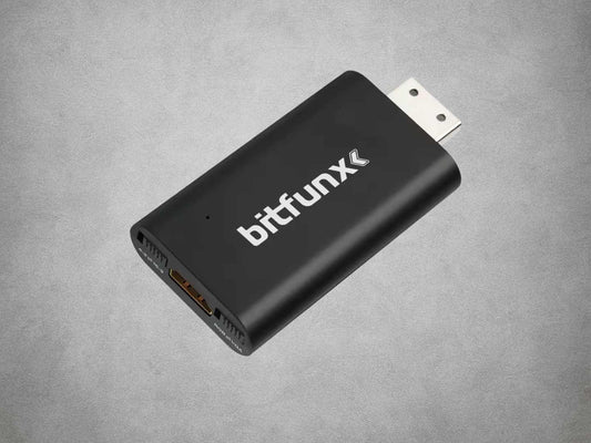 VGA to HDMI Adapter for Sega Dreamcast on grey background