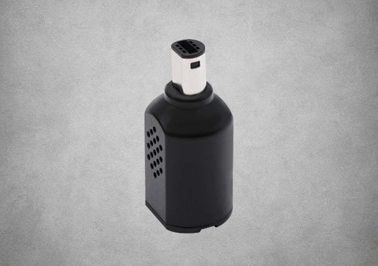 Blue Retro BlueRetro Nintendo GameCube Wireless Bluetooth Controller Receiver Black on grey background