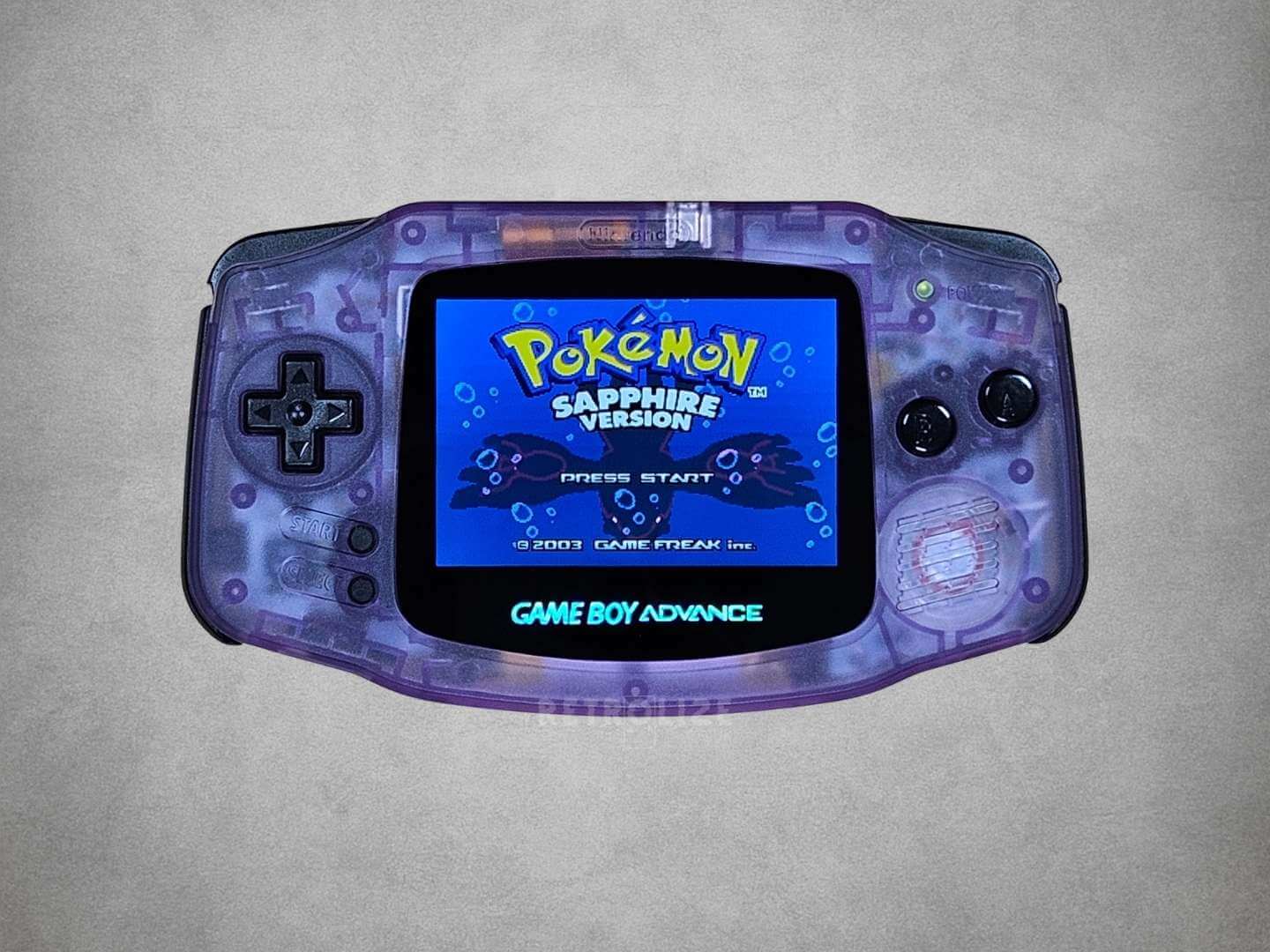 Atomic Purple Game Boy Advance Front USBC