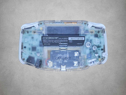 Nintendo Game Boy Advance IPS Recharge 1800mAh - Recapped + Reflowed + Upgraded Audio - Clear White