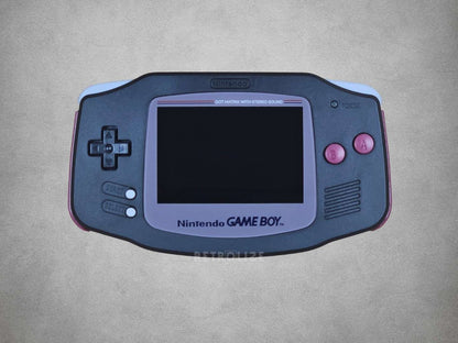 Nintendo Game Boy Advance screen off grey background