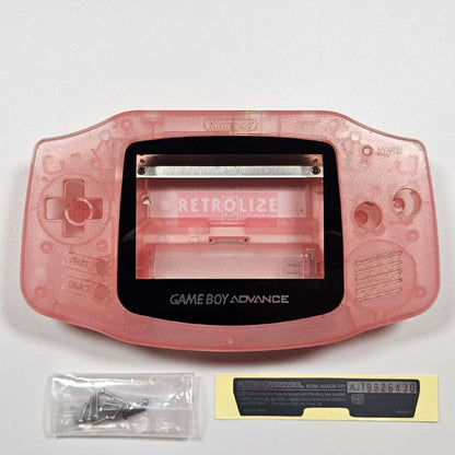 Fuchsia Clear Pink - Game Boy Advance - Front View