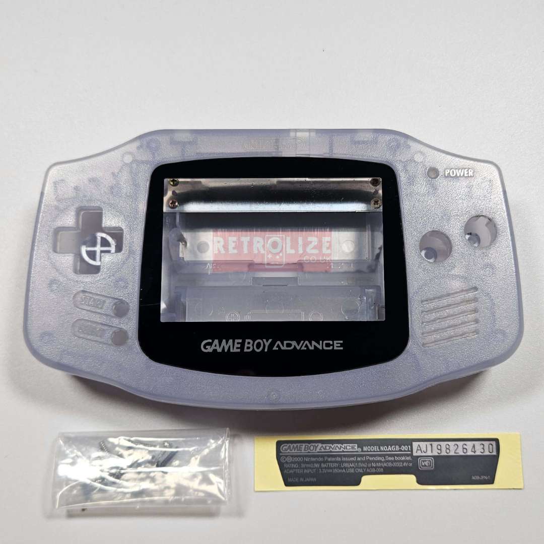 Glacier Clear Blue - Game Boy Advance - Front View