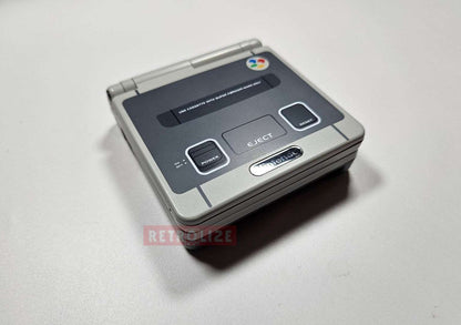 Game Boy Advance SP Famicom SNES Edition Closed Angled View