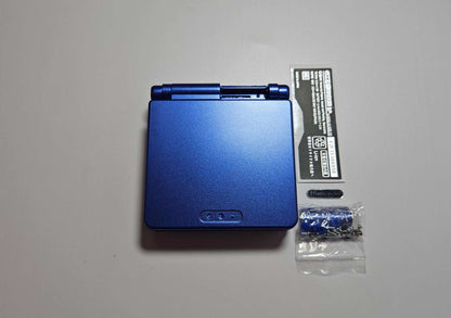 Game Boy Advance SP Blue Shell Metallic Closed