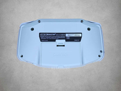 Game Boy Advance IPS USBC -  All White Back View