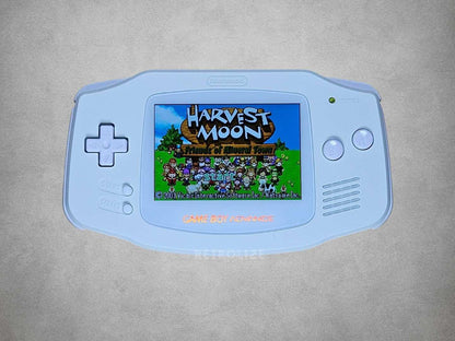 Game Boy Advance IPS USBC -  All White Front View