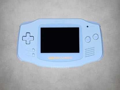 Game Boy Advance IPS USBC -  All White Front View Off