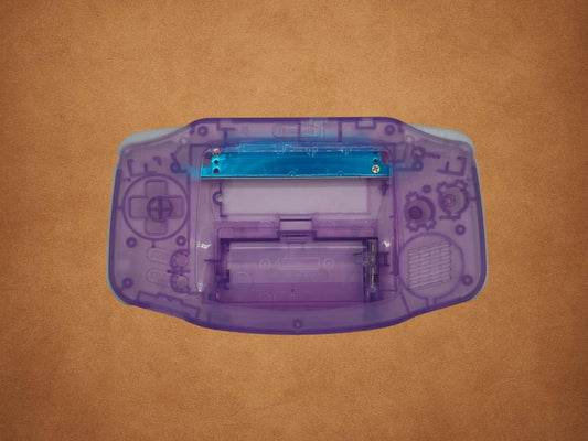Clear Purple Shell Game Boy Advance Front