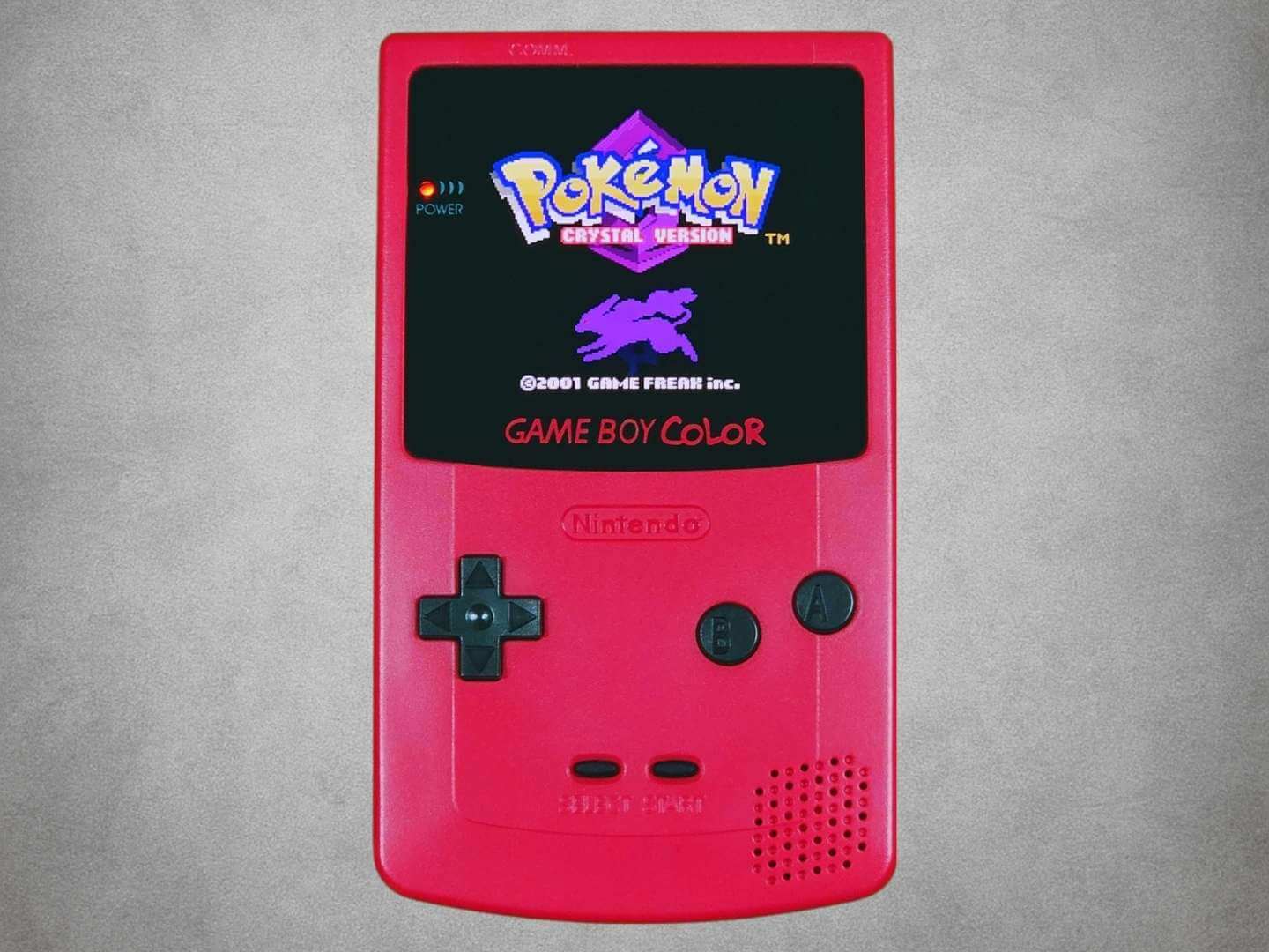 Nintendo Game Boy Color OLED Rechargeable 1800mAh - Recapped + Reflowed + Upgraded Audio - Berry Red