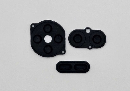 Replacement Black Silicone\Rubber Button Pads Black for Nintendo Game Boy Color (GBC)